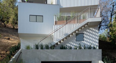 FreelandBuck Designs a Stacked, Multilevel Home Built into a Los Angeles Hillside