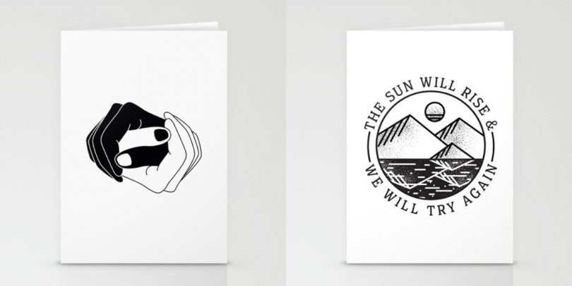 Sending Snail Mail with Society6 Stationery Cards