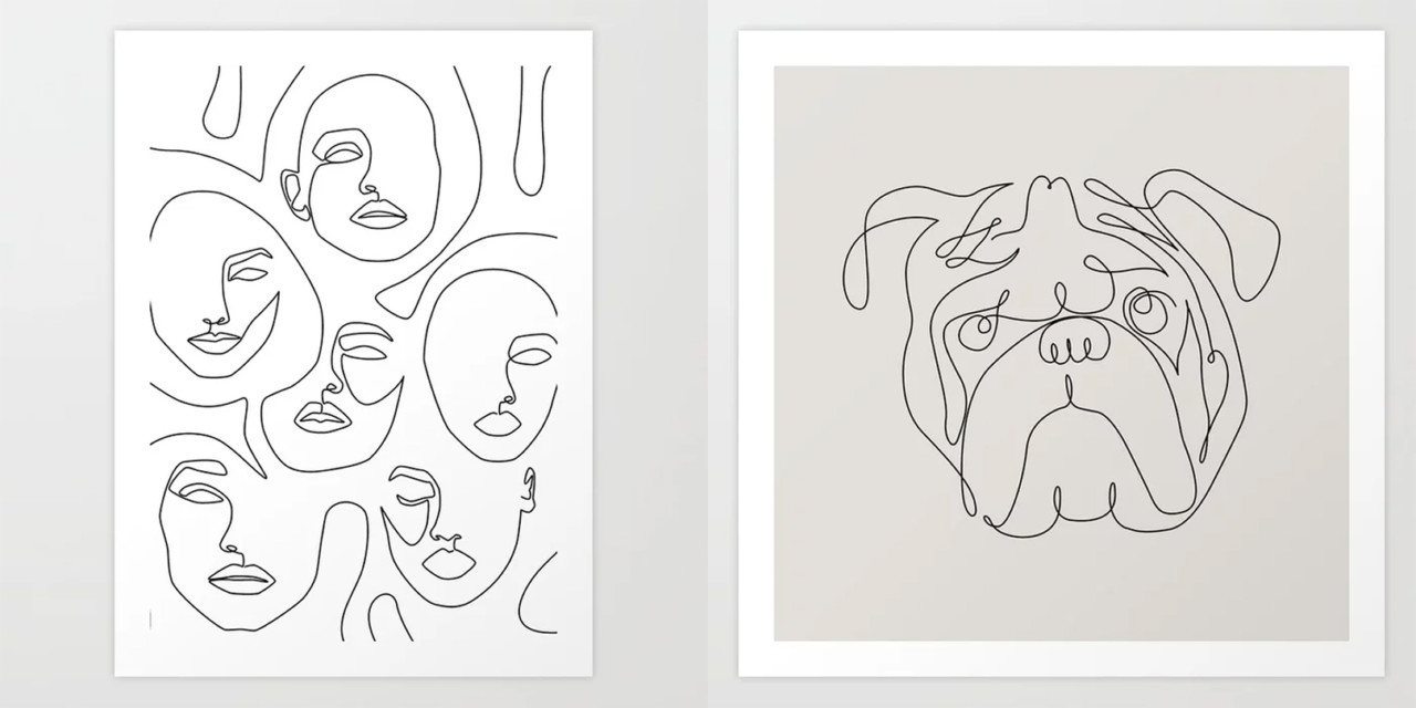 Fresh From The Dairy: Line Drawings