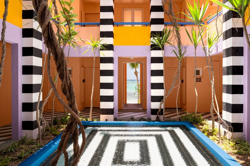 Camille Walala Stays Within the Lines at the SALT of Palmar Hotel