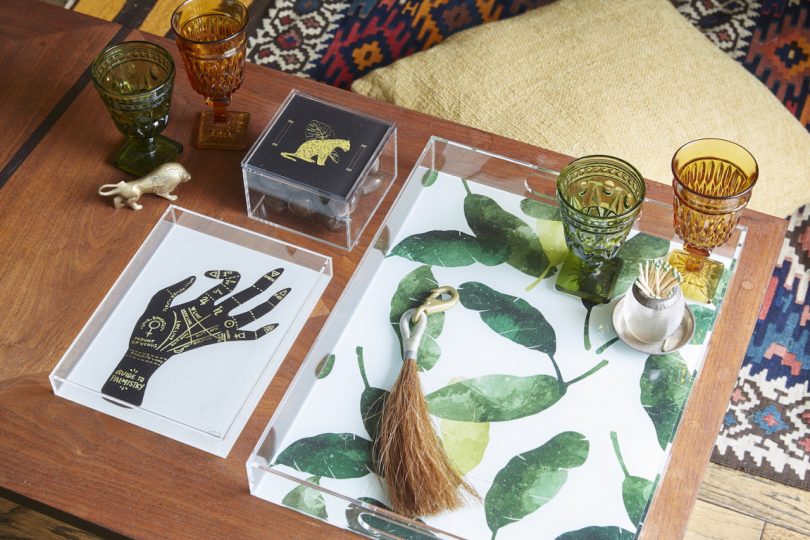 It?s Quite Clear: Society6?s New Acrylic Trays + Boxes Add More Art to Your Life