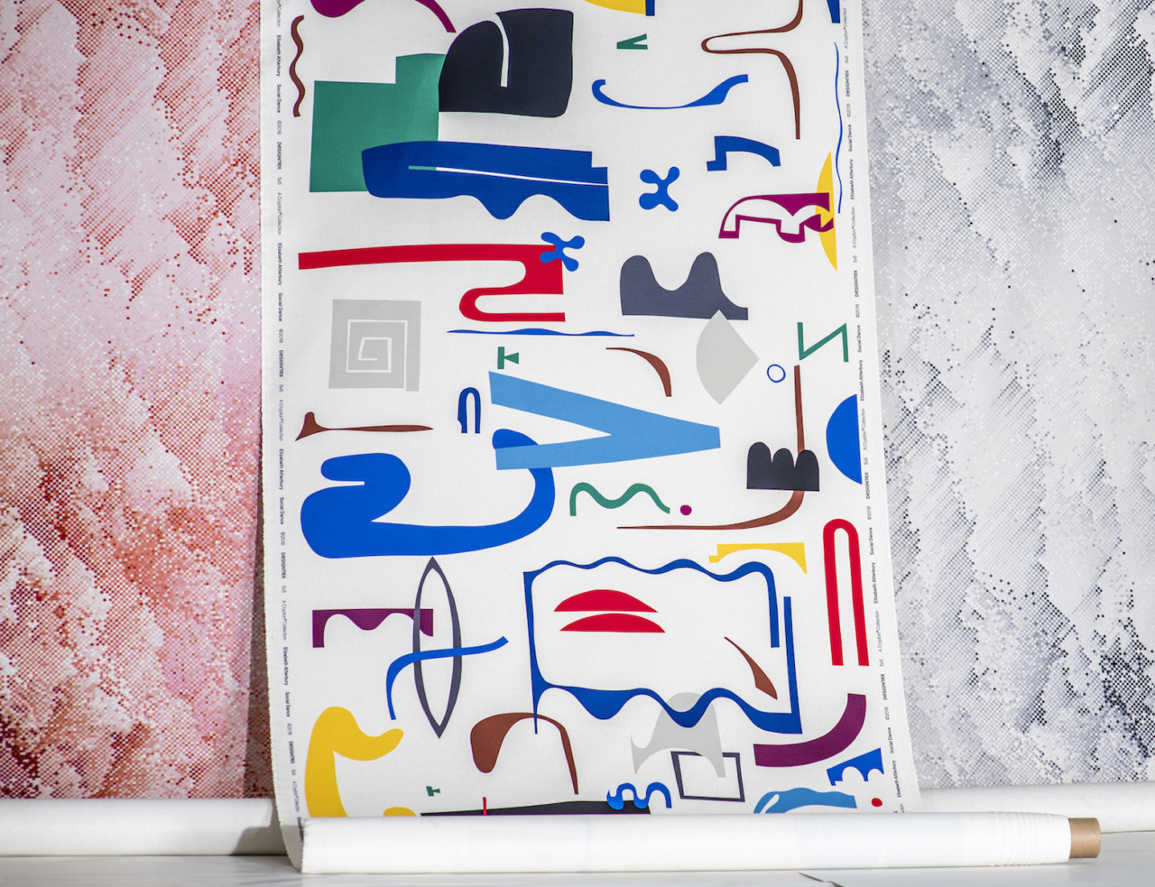 DesignTex and Crypton Launch 5x5 Collection of Printed Fabrics by Contemporary Artists