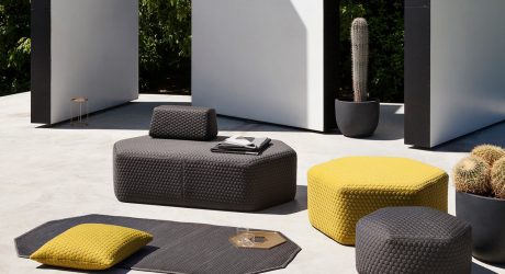 Fun Hexagonal Stools to Create Your Own Outdoor Seating Arrangement