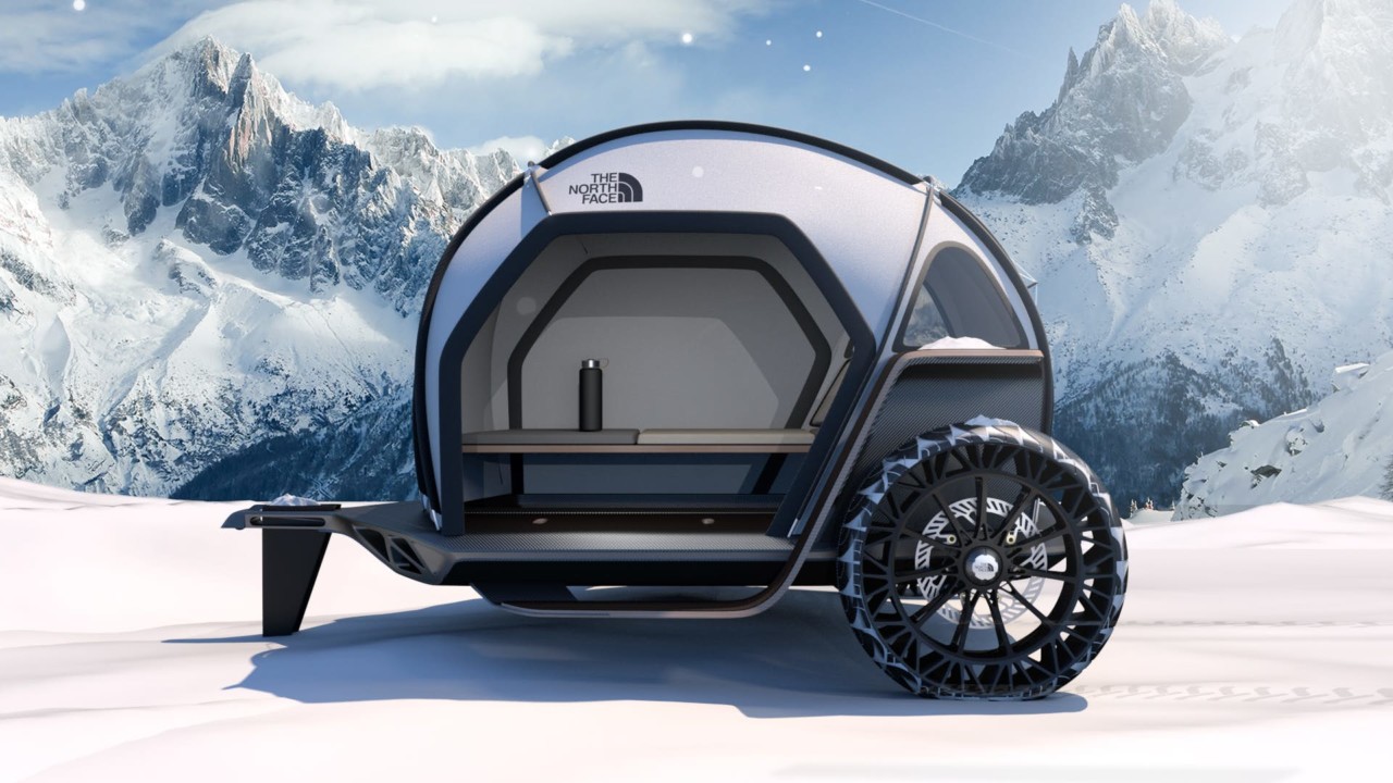 BMW Designworks and The North Face Futurelight Teardrop Trailer Concept
