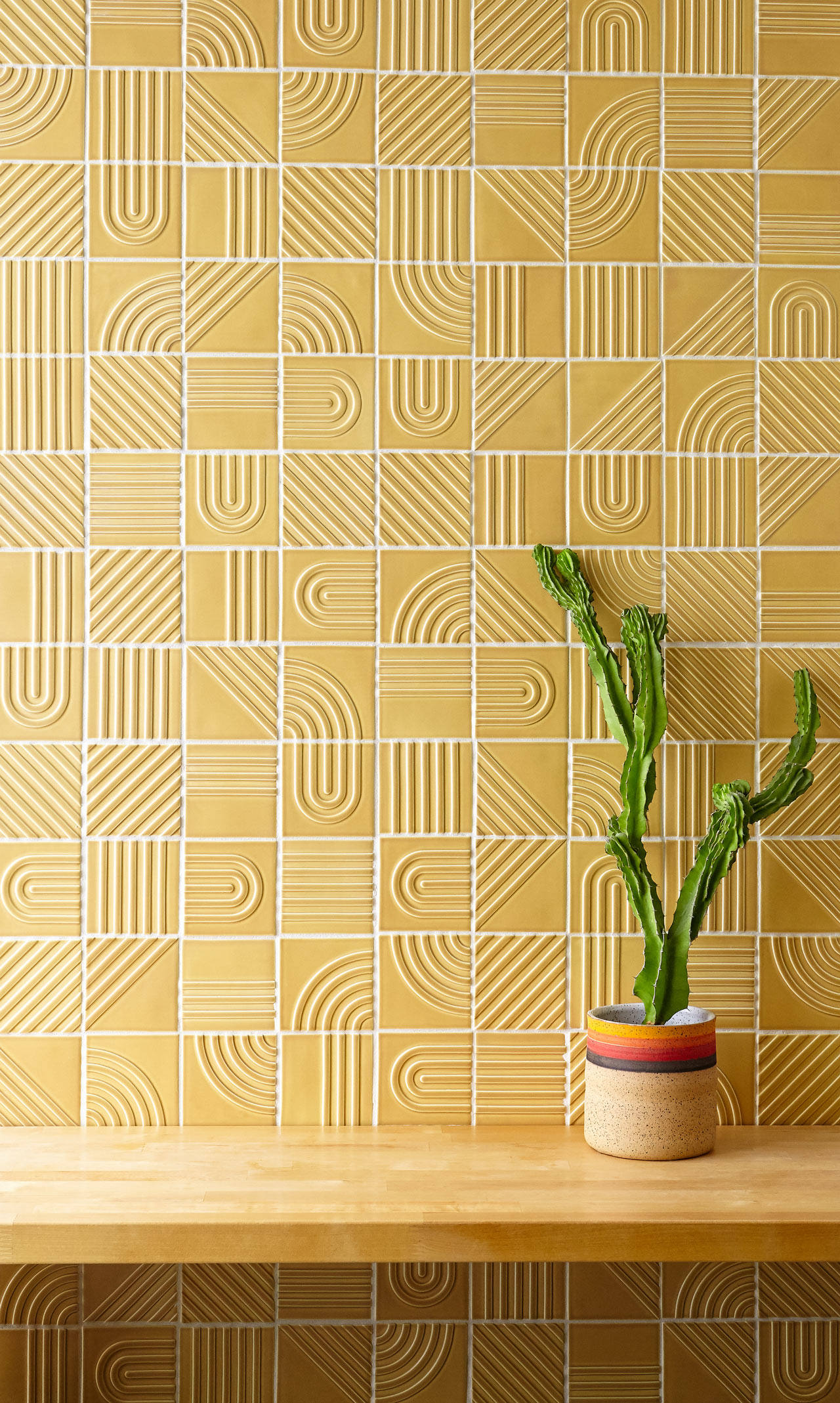 Signal Tile by Kristine Morich X Clayhaus Modern Tile
