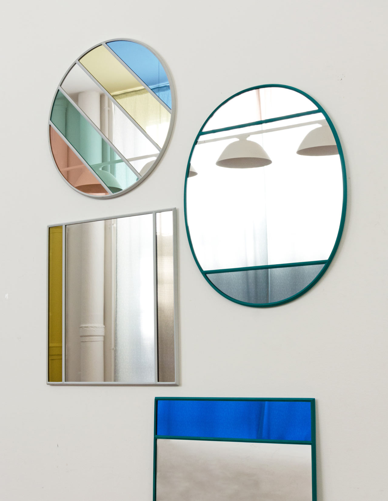 Stained Glass-Inspired Mirrors by Inga Sempé for Magis