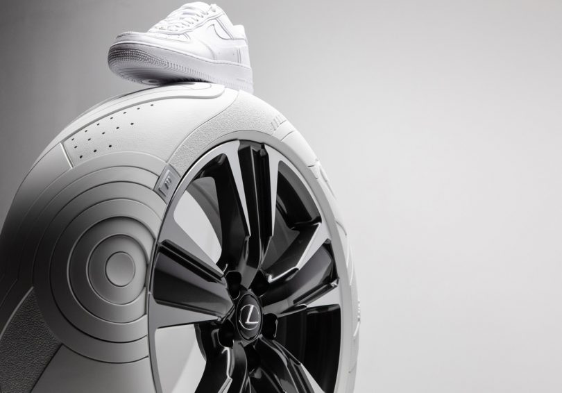 Lexus “Sole of the UX” Tires Treads the Same Ground as Nike Air Force 1