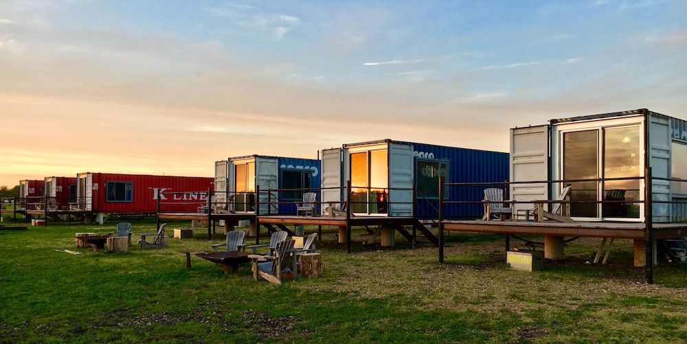 At Flophouze Hotel, the Trend of Upcycling Shipping Containers Lives On