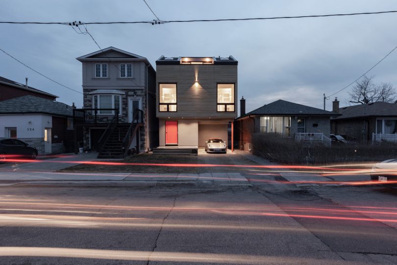 A Toronto House Appears to Gaze Through Two Symmetrical Windows