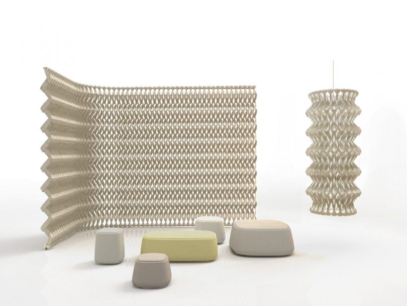 Woven Felt Becomes the 3D PLECTERE Acoustic Textile