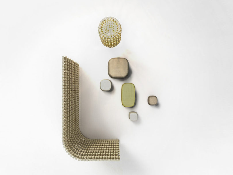 Woven Felt Becomes the 3D PLECTERE Acoustic Textile