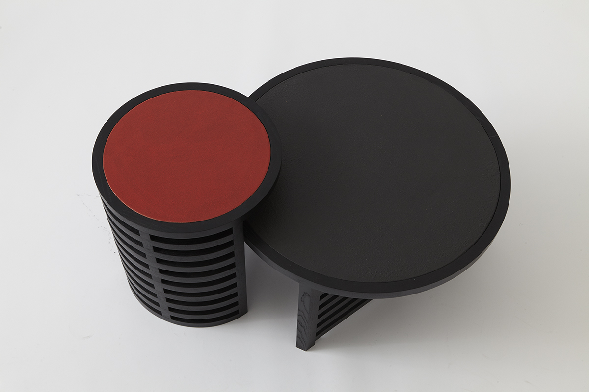 Pastille Minimalist Tables by Vonnegut Kraft with Natalie Weinberger