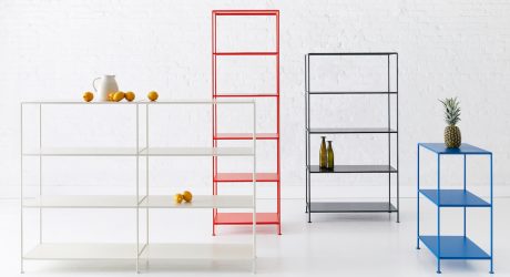 Stille Is Minimalist, Easy-to-Assemble Shelving by Standard Issue