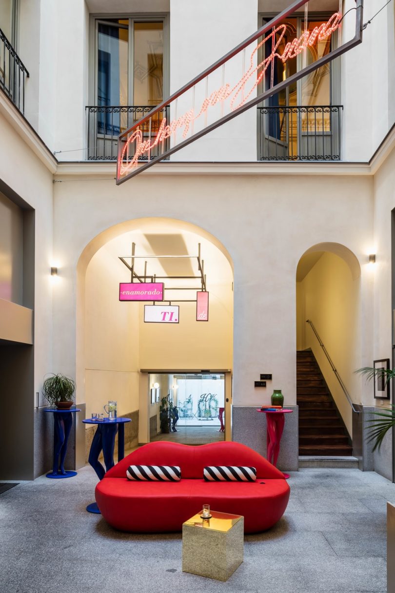 The Axel Hotel Madrid Achieves Character Through Color
