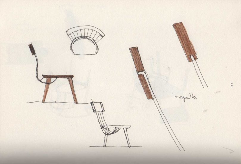 Sketch chair  Furniture design sketches Drawing interior Furniture sketch