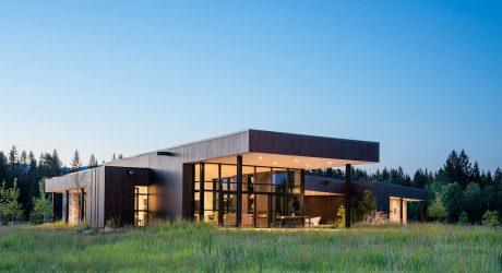 The Triangular Confluence House Is Situated Where Two Rivers Meet in Montana