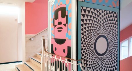Peter Judson Creates Bold Murals for Scape Student Housing in London