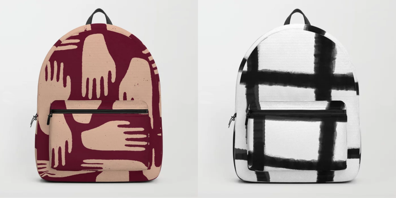 Back to School with Society6’s Artsy Backpacks