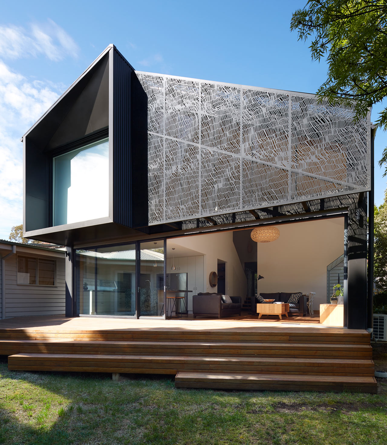 The Elphin House Gets a New Addition With a Textile-Inspired Facade