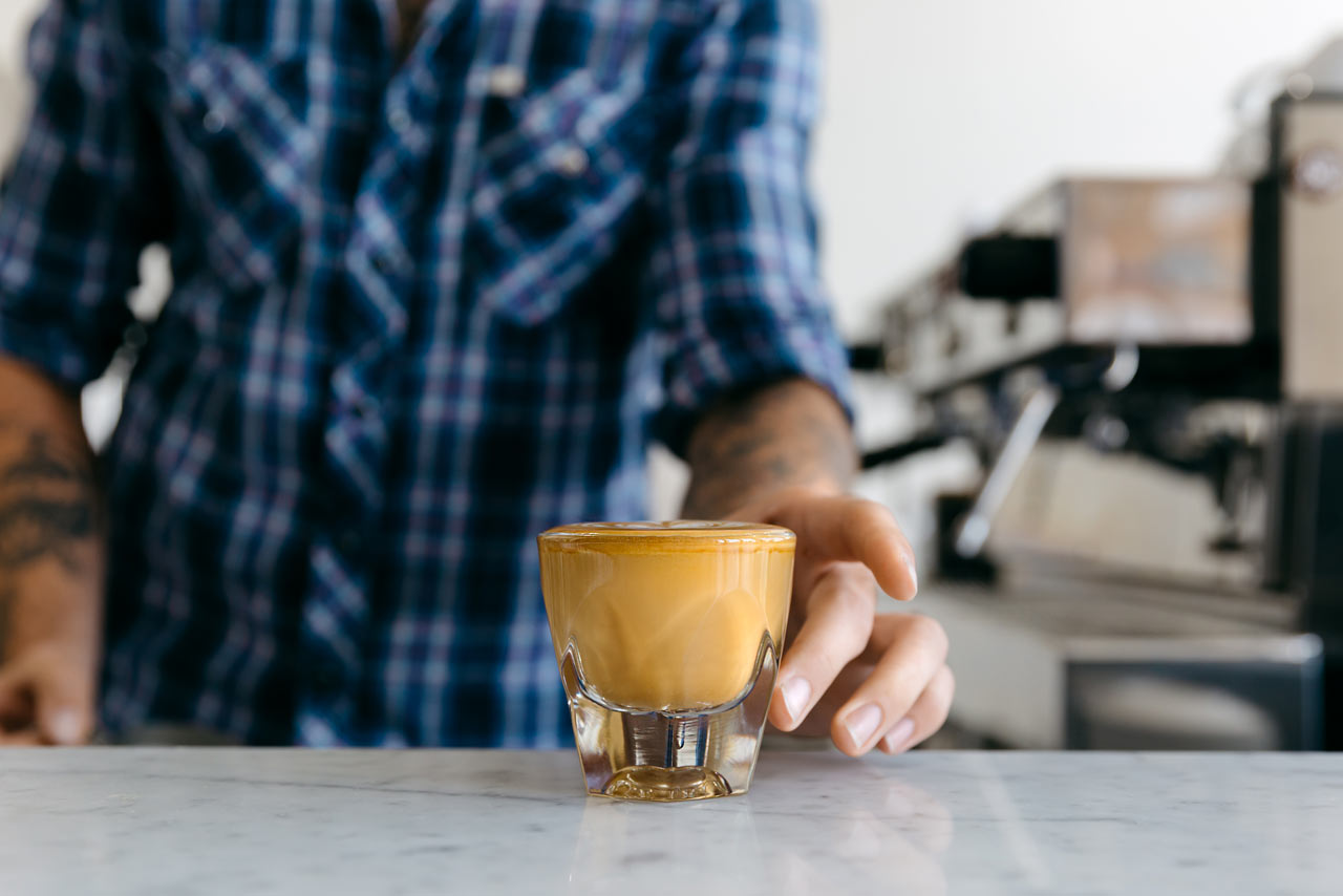 Home Espresso: A Cortado in a Gibraltar glass is pure luxury