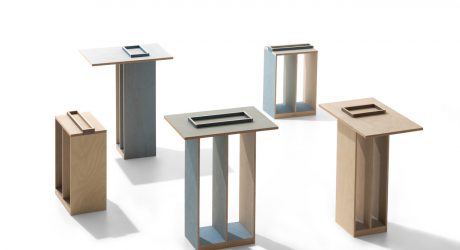 UV Printed Plywood Side Tables by Craft Combine