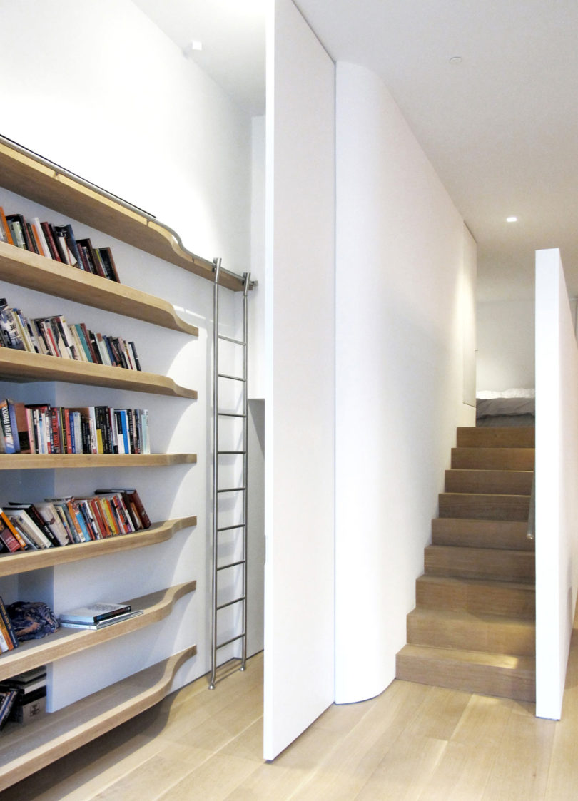 A SoHo Loft with a Hidden Loft Bedroom by Julian King Architect