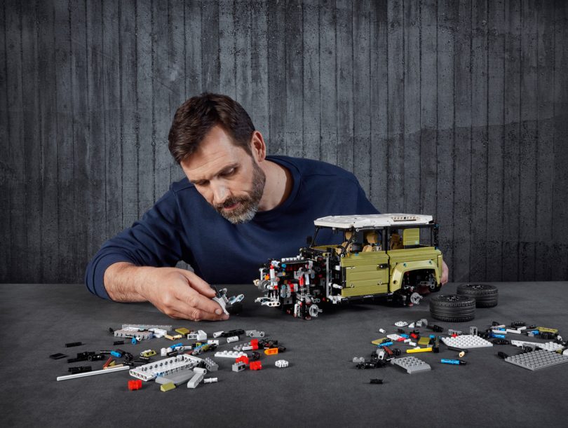 land rover defender lego set