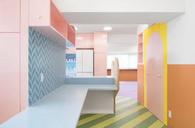 A Palette of Pastels Permeate Prolifically Within This Japanese Apartment