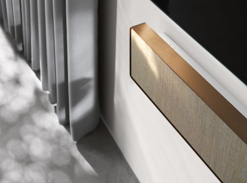 A Single Piece of Forged Aluminium Gives Shape to Bang & Olufsen?s First Soundbar