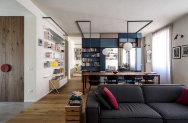 A Modern Torino Apartment Renovated for a Writer