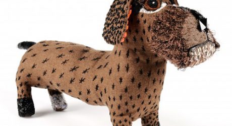 The Modern Dog: 3D Textile Dog Sculptures by Tabitha Cottrell
