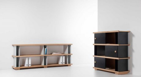 Shelving Inspired by DIY Shelves Made With Blocks + Boards