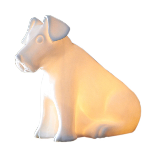 Ceramic Dog Lamp from White Rabbit England