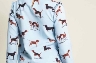 Dog Print Blouse from Compañia Fantastica