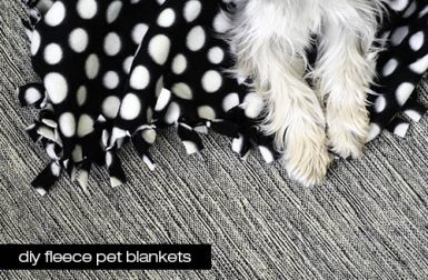 Dog-I-Y: Easy DIY Fleece Pet Blankets