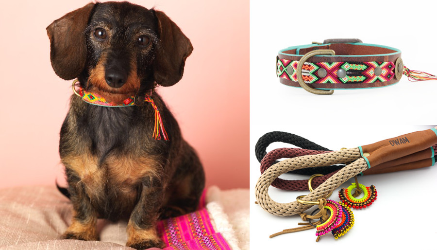 Handmade Boho-Style Collars and Leads from DWAM