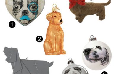 20 Modern Dog-Themed Christmas Ornaments