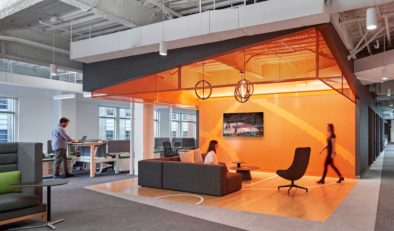 DraftKings Moves into New Boston Headquarters by IA Interior Architects