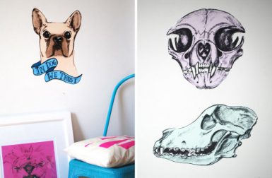 Dog Wall Decals by Evie Kemp