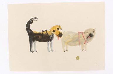 Dog Illustration by Faye Moorhouse