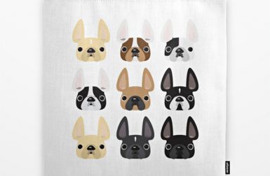 Prints, Tote Bags, and Home Accessories from French Bulldog Love