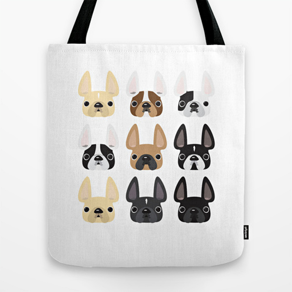 Prints, Tote Bags, and Home Accessories from French Bulldog Love