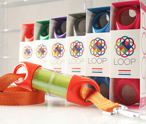 LOOP: A Modern Dog Waste Bag Dispenser from Loft312