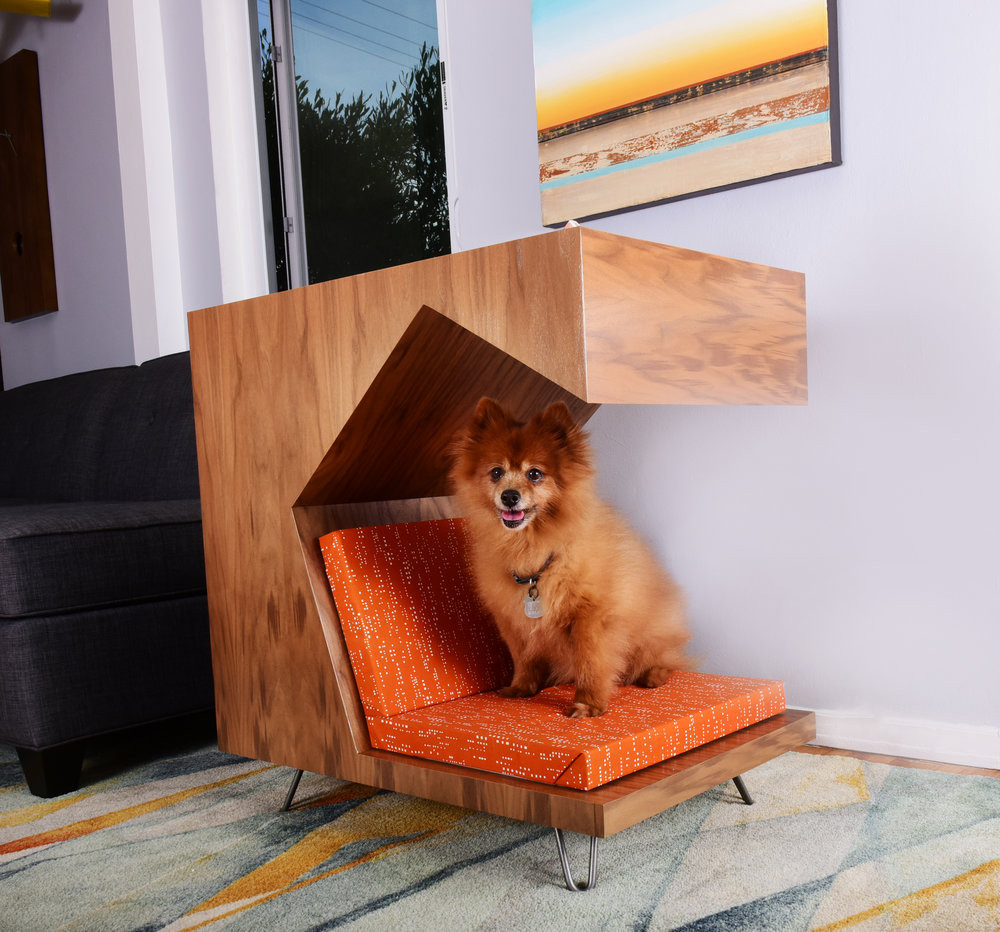 Mid-Century Modern Dog Houses + Dens from PDW