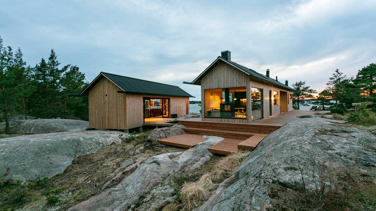 Project Ö Is a Self-Sustaining Cabin in the Finnish Archipelago