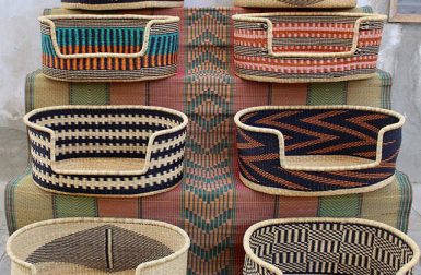 Woven Dog Beds from The Baba Tree Basket Co.