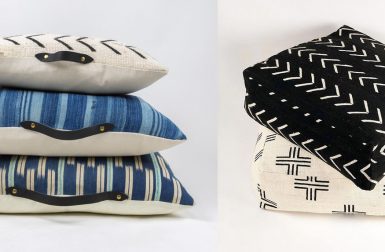 Mud Cloth Poufs & Pillows from Bryar Wolf