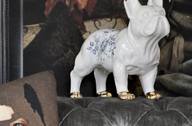 Ceramic Bulldogs by Mineheart