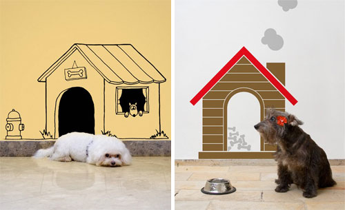 Dog House Wall Decals