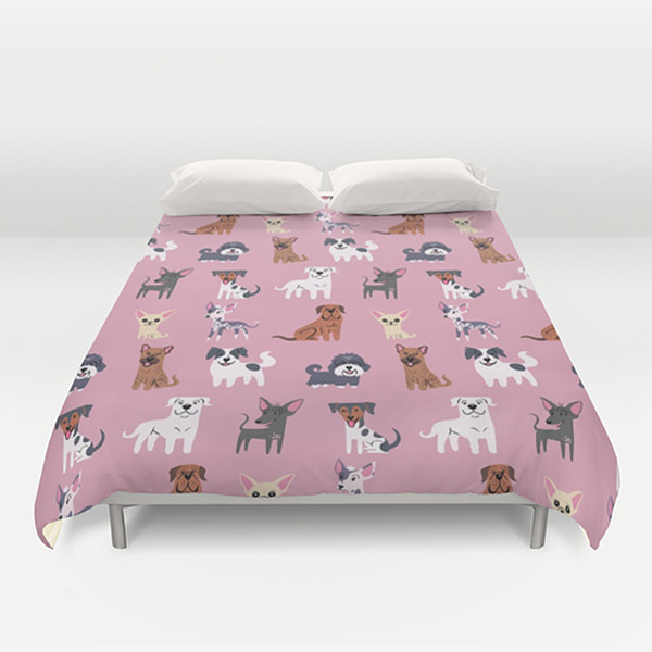 Dog Duvet Covers by Lili Chin